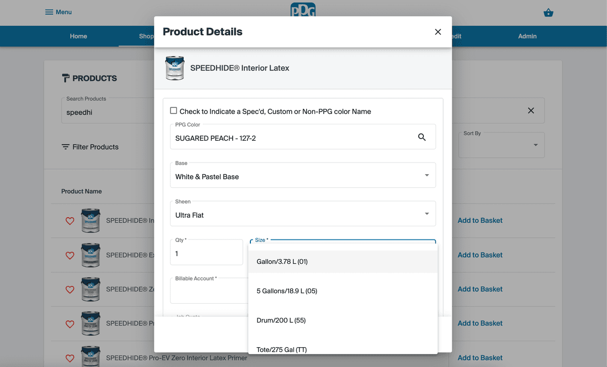 ProSight Product Modal